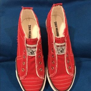 True Religion Korey Red Sneakers, Sizes 8.5 & 10